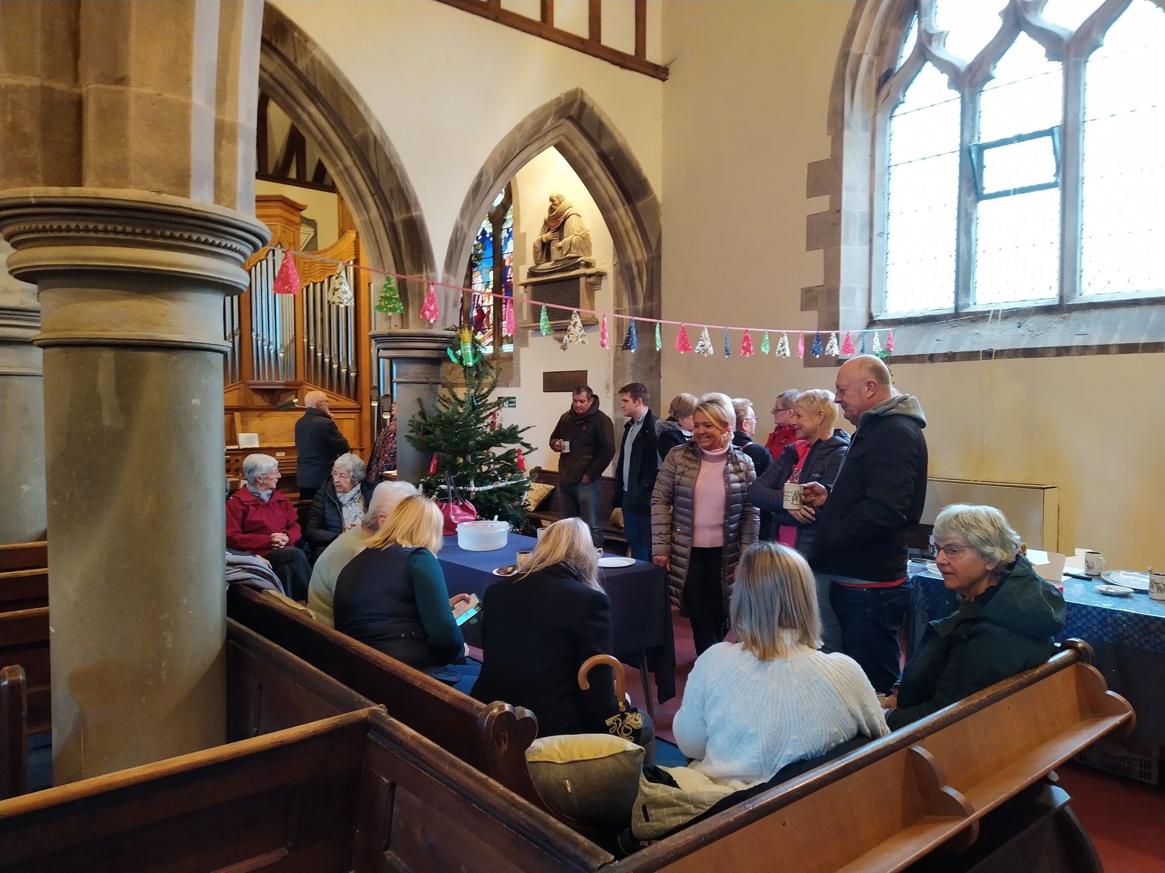 The LwB Wellbeing Café taking place inside St Peter's Church