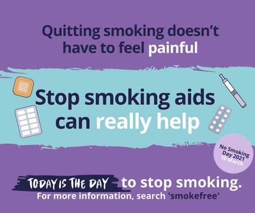 An image promoting smoking aids to help you stop smoking