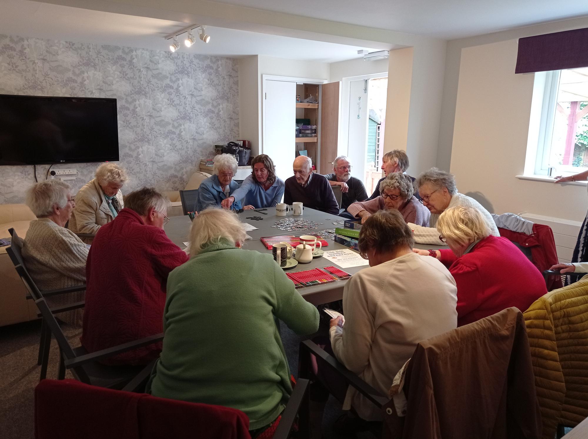 A group activity at Walford Community Support Scheme