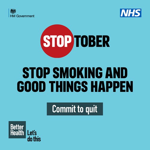 Stoptober Stop smoking and good things happenCommit to quit